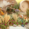 Natural Dried Flower Hamster Bedding Hamster Cage Landscaping Supplies Hamster Molar Toy Hamster Accessories Small Pet Bedding