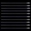 Artificial Insemination Rods Set Disposable Breeding Catheter Tube for Canine Dog Goat Sheep Pack of 10PCS