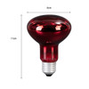 Pet Heat Lights Bulb Heater Source Heater E27 Holder Habitat Reptile Heating Lamp for Tortoise Chameleons Geckos Amphibian