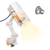 Turtle Sun Light Adjustable Heat Lamps with 360-degree Rotatable Arm for Uva Uvb Sunlight Simulation Dimmable Habitat for Turtle