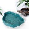 Reptile Bowls Terrarium Feeding Worm Dish Reptile Mealworm Feeder Dish Plastic Bowl for Frog Gecko Snake Spiders Turtles