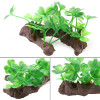 Green Artificial Leaves for Aqua-Terrariums Plants Fish Bowl Greenery Home Decor