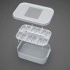 Terrarium for Reptiles Accessories Terrarium Bowls Egg Incubator Tray Thermometer DIY Incubation Gecko Accessories Lizard Snake