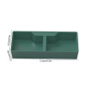 Reptile Bowl 2 Compartments Dark Green Reptile Water Dish Reptile Feeder Habitat Decor Terrarium Dish For Lizard Frog Gecko