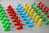 60pcs/lot Plastic Soldier Toys 5cm Hight Twelve Kinds of Styling Indigenous Indian Soldiers Cowboy Classic Retro Gifts for Kids