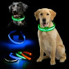 1pc Adjustable Dog Collar LED Glowing Luminous Collar Dog Night Light Pet Safety Collar For Small Dogs Accessories