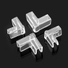 4pcs 5/6/8/10/12/15mm Plastic Anti-collision Fish Tank Corner Protector Adhesive Free Protective Cover Aquarium Accessories