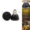 50W 75W 100W E27 Pet Heating Lamp Black Infrared Ceramic Emitter Heat Light Bulb Pet Brooder Reptile Lamps 220V-240V