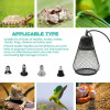 Reptile Heat Lamp Shade Infrared Ceramic Heat Emitter Mesh Cover Pet Coop Heater Guard For Chicken Lizards Turtle Brooder Snake