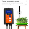 Heat Mat Thermostat 1000W Digital Temperature Controller precise temperature control Hydroponic Plants Seed Germination Reptiles