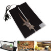 67JE Reptiles Heater Mat Warm Hydroponic Heating Pad 20W 220-240V for Snake Terrarium Greenhouse Germination Habitat