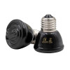 Ceramic Emitter Heat Light Mini Black Pet Heating lamp Infrared Bulb 25/50/ 75/100W Brooder Chickens Reptile Lamp