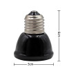 Ceramic Emitter Heat Light Mini Black Pet Heating lamp Infrared Bulb 25/50/ 75/100W Brooder Chickens Reptile Lamp