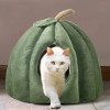 Cat House Pet Dog Bed Kennel Winter Warm Fully Enclosed Comfortable Sleeping House Pumpkin Puppy Mat Cat Nest Pet Bed Supplies