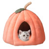 Cat House Pet Dog Bed Kennel Winter Warm Fully Enclosed Comfortable Sleeping House Pumpkin Puppy Mat Cat Nest Pet Bed Supplies