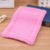 Double-sided Small Pet Warm Mat Plush Hamster Small Mat Guinea Pig Nest Mat Easy to Carry Rectangular Rabbit Bed Cushion Mat