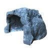 Reptile Rock Hide Cave, Small Aquarium Habitat Decor Rock Tortoise Hideout for Lizards and Turtles