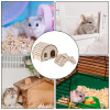 Hamster Hut Small Hut Wooden House For Dwarf Hamster Reusable Small Animals Cage Accessories Animal Habitat Decor For Guinea