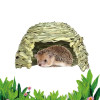 Grass House For Rabbits Sleeping Bed Grass Nest Hiding Nest For Guinea Pig Hideouts Small Animal Play Hideaway Bed Habitat Decor
