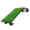 NICEFurniture Reptile Ramp Platform Turtle Basking Rectangular Sunbathing Floating Platform Simulation Natural Lawn Habitat
