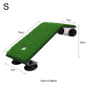 NICEFurniture Reptile Ramp Platform Turtle Basking Rectangular Sunbathing Floating Platform Simulation Natural Lawn Habitat