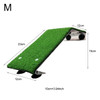 NICEFurniture Reptile Ramp Platform Turtle Basking Rectangular Sunbathing Floating Platform Simulation Natural Lawn Habitat