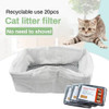 Large/Small Mesh Cat Litters Liners Bag Easy Cleaning Cat Litters Poop Tool For Cat Litters Box