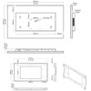 27" Smart Magic Mirror Bathroom LED TV Waterproof WebOS System Shower