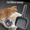 Integrated Cats Litter Scooper With Hole Multifunctional Anti-slip Pet Feces Separator For Bedroom