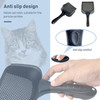 Integrated Cats Litter Scooper With Hole Multifunctional Anti-slip Pet Feces Separator For Bedroom