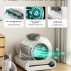 Automatic Cat Litter Box Self Cleaning with App Control 65L Capacity Tonepie Sandbox Lettiera Gatto Autopulente