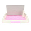 Lattice Dogs Cats Toilet Potty Pet Toilet Pee Training Toilet Easy to Clean Indoor Puppy Litter Holder Tray Bedpan Pet Product