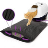 Pet Cat Litter Mat Waterproof Double Layer Pet Litter Box Mat Non-slip Sand Cat Pad Washable Bed Mat Clean Pad Products for Cat