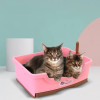 Cat Litter Box Drawer Style Anti-splashing Kitten Dog Rabbit Litter Toilet Plastic Pet Trainer Tray Bedpan Cleaning Supplies