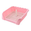 Pet Cat Training Toilet Tray Puppy Potty Reusable with Post Litter Bedding Box Dogs Toilet for Bunny Small Animals Pets Supplies