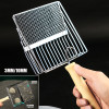 Cat Litter Shovel Stainless Steel Wooden Handle Easy To Rust Washable Kitten Litter Scoop Cats Toilet Cleaning Shovel Tool