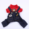 New Pet Jumpsuit Rompers Dog Hoodie Denim Coat T-Shirt Cat Puppy Jacket Autumn/Winter Clothes Apparel