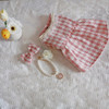 Puppy Plaid Wool Dress Pearl Neck Sweater Teddy Bears Medium Small Dog Cardigan Autumn Winter Pet Apparel Dog Clothes Puppy Plaid Wool Dress Pearl Neck Sweater Teddy Bears Medium Small Dog Cardigan Autumn Winter Pet Apparel Dog Clothes