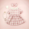 Puppy Plaid Wool Dress Pearl Neck Sweater Teddy Bears Medium Small Dog Cardigan Autumn Winter Pet Apparel Dog Clothes Puppy Plaid Wool Dress Pearl Neck Sweater Teddy Bears Medium Small Dog Cardigan Autumn Winter Pet Apparel Dog Clothes