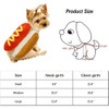 Funny Pet Coat Hot Dog Winter Stuffed Clothes Dog Puppy Cat Suit Costume Apparel for Small Medium Dogs Dachshund Party Cosplay