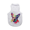 DIY Dogs T Shirt Apparel Sublimation Blank Pets 3 Sizes Sleeveless Dog Puppy Vest Clothes Supplies Polyester Fiber SN142