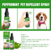60ml PET Flea & Tick Spray for Dogs&Cats Fresh Fragrance Natural Pet Care Topical Spray