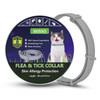 SEISSO Flea Collar for Dogs Flea and Tick Cat Collar Summer Dogs Pets Accessories Waterproof 8 Months Protection