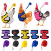 Adjustable Mesh Leashes Chicken Duck Vest Hen Belt Pet Harness Matching Training Collars for Walking Duck Goose Hen Rooster