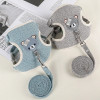 Cute Rabbit Harness Leash Set Bunny Pet Accessories Small Pet Carrier Teddy Bear Cat Leash Rabbit Collar Rabbit Accessories