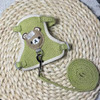 1pc Adjustable Puppy Kitten Harness Lovely Small Gods Cats Leash Pet Collar Pet Supplies