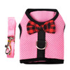 Pet Cat Cute Bow Harness and Leash Set soft Mesh Breathable Vest For puppy Chest strap Collar Outdoor Walking Training Supplies Pet Cat Cute Bow Harness and Leash Set soft Mesh Breathable Vest For puppy Chest strap Collar Outdoor Walking Training Supplies