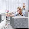 Clippable cat scraped carpet cover self-adhesive cat tree replacement parts cat scratch pad cat step sofa furniture DIY protecto