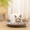 Cat Scratcher Bowl Bed portable sofa protector Oval Corrugated Scratch Pad Cat Scratcher Toy Furniture Protector cats supplies