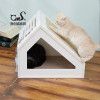 Solid Wood Cat Litter Scratcher, Sisal Toy, Cat Furniture